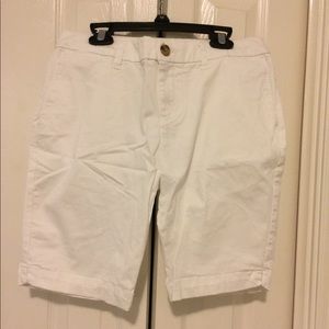 White Bermuda Shorts